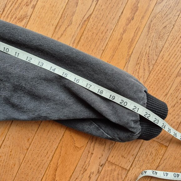 Vintage Molson Canadian Rocks Denim Bomber Coat Snap Front Jacket XL - Picture 15 of 15